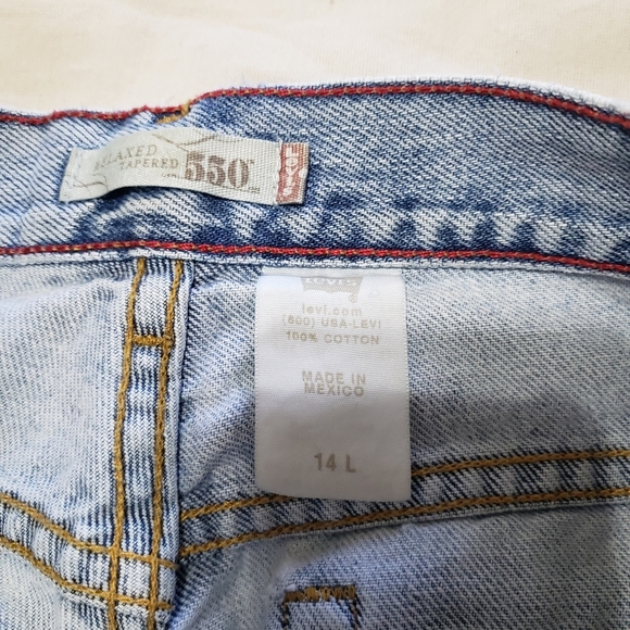 Vintage Levi's 505 Light Blue Denim Jeans 14L - Picture 10 of 10